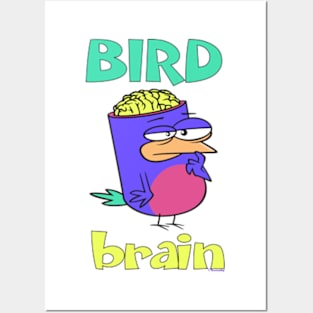 Birdbrain Design for Bird Lovers Posters and Art